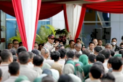 Kepala BNPB Pimpin Apel Perdana di Lingkungan BNPB